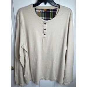 Tailor Vintage Mens Henley shirt Size XL